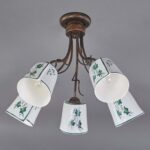 Escada Albero 168/5PL E14*40W Black brush gold — изображение 2