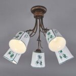 Escada Albero 168/5PL E14*40W Black brush gold — изображение 3