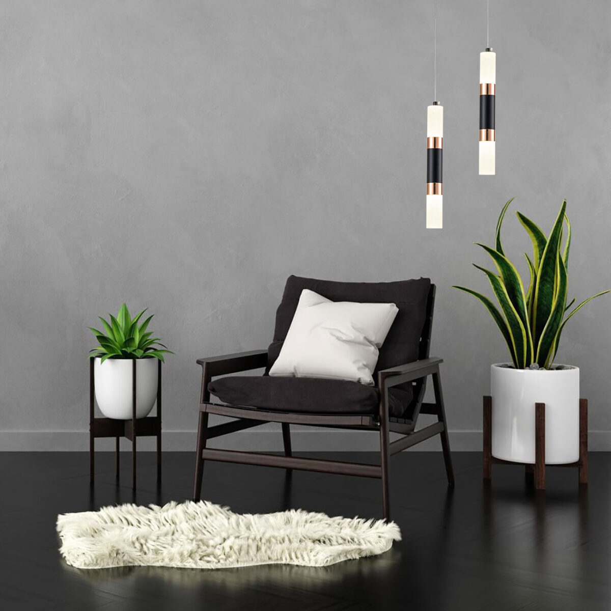 Escada 10217/1 LED*8W Black/Gold — изображение 5