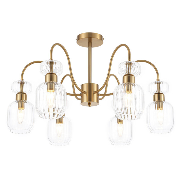 в наличии Escada 1141/6PL E14*60W Antigue copper/Clear - купить в интернет-магазине Светильники Торг
