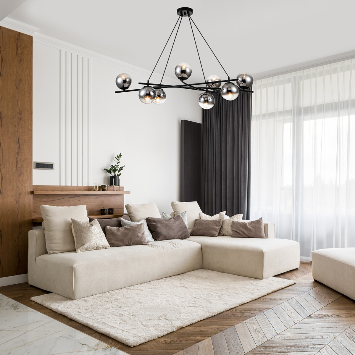 в наличии Escada 1119/8S E14*40W Black - купить в интернет-магазине Светильники Торг