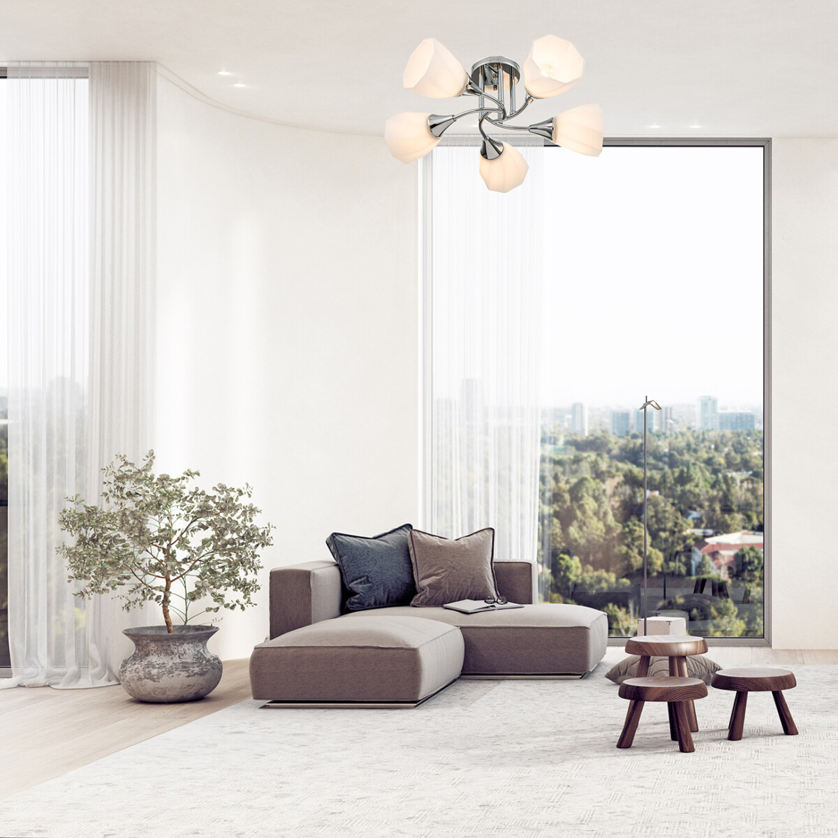 в наличии Escada 664/5P E27*40W Chrome - купить в интернет-магазине Светильники Торг