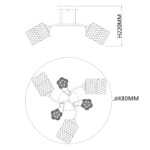 в наличии Escada 1113/3PL E27*40W Chrome - купить в интернет-магазине Светильники Торг