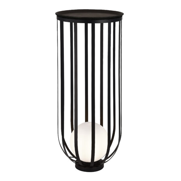 utsenka-SL6129.405.01 Светильник напольный ST-Luce Черный/Белый E27 1*60W НОРДИК