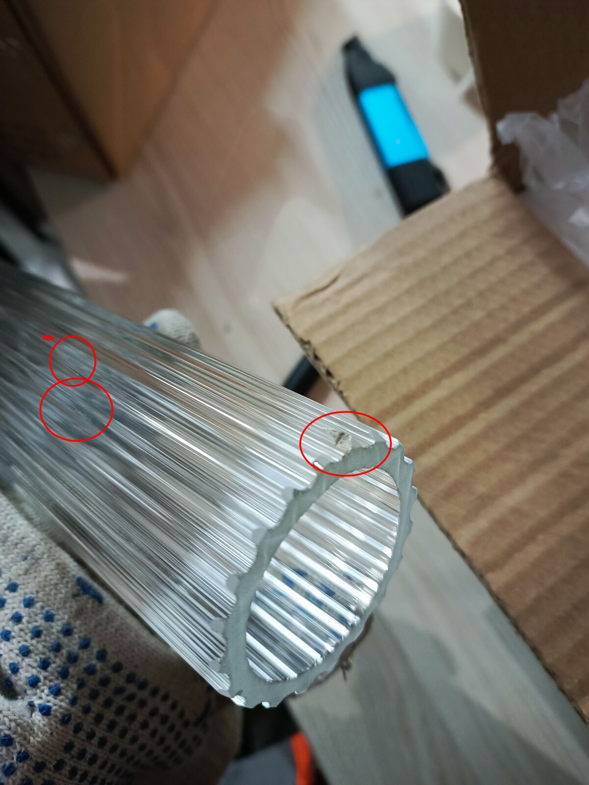 utsenka-SL6224.301.01 Светильник настенный ST-Luce Латунь/Прозрачный LED 1*8W 4000K БАМБУ — изображение 2