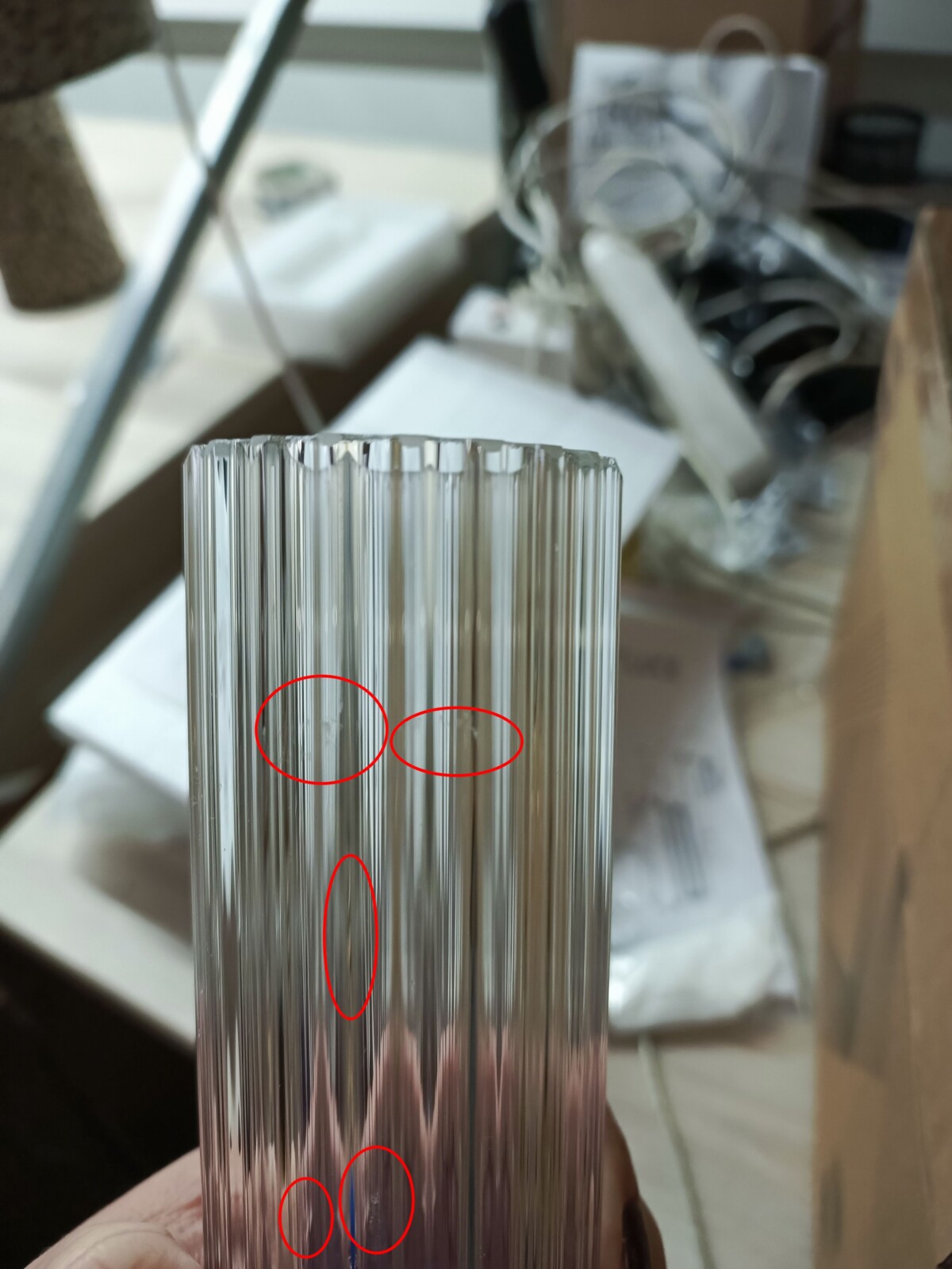 utsenka-SL6224.301.01 Светильник настенный ST-Luce Латунь/Прозрачный LED 1*8W 4000K БАМБУ — изображение 3