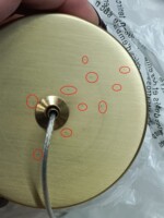 utsenka-SL6224.313.01 Светильник подвесной ST-Luce Латунь/Прозрачный LED 1*30W 4000K БАМБУ — изображение 4