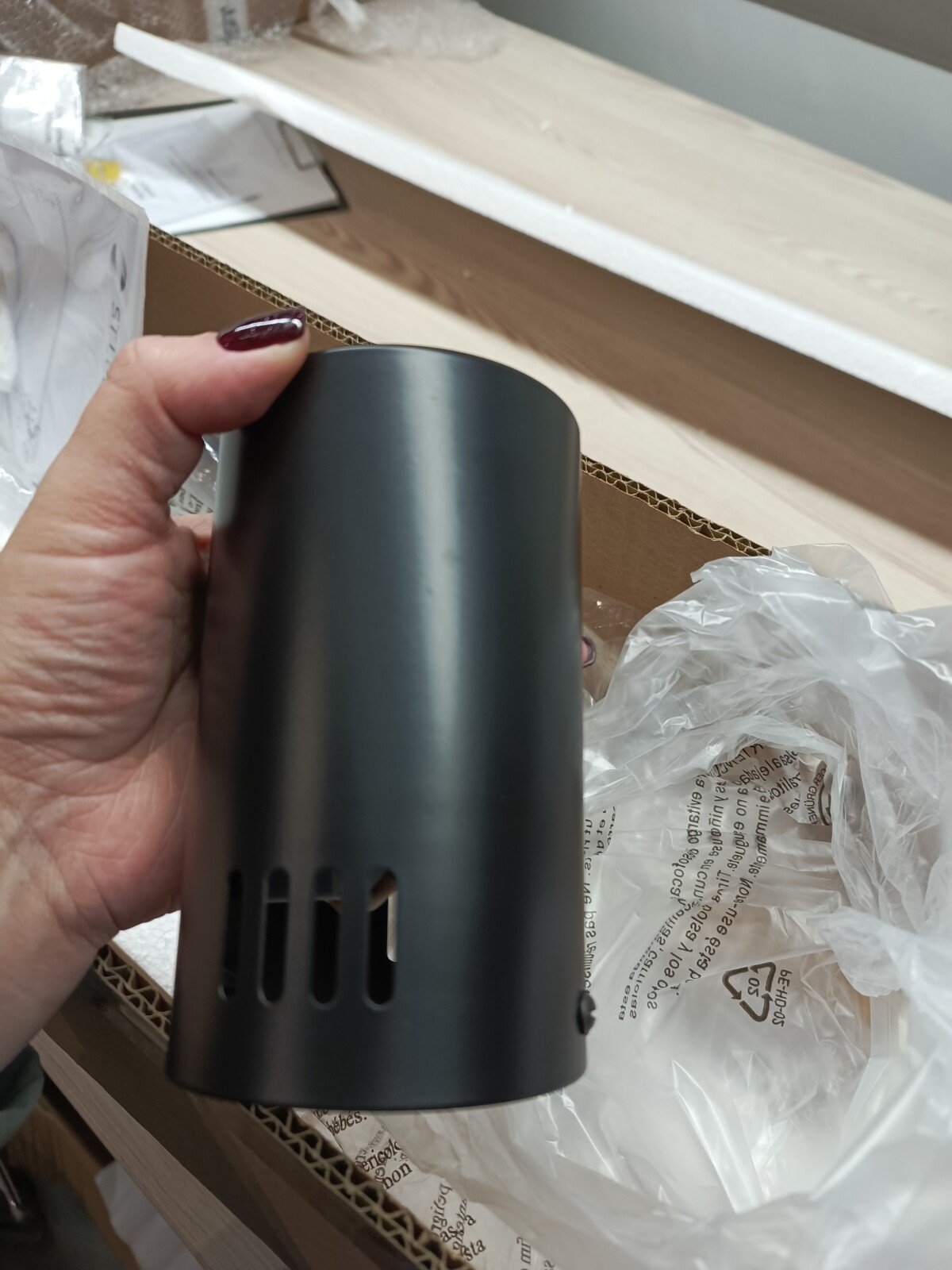 utsenka-SL6224.413.01 Светильник подвесной ST-Luce Черный/Прозрачный LED 1*30W 4000K БАМБУ — изображение 4