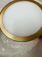 utsenka-SL6508.203.01 Светильник подвесной ST-Luce Матово Золотистый/Белый LED 1*60W 4000K РИО — изображение 4