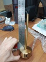 utsenka-SLE155302-06 Светильник потолочный Античная медь/Янтарный E14 6*60W ГЕНТОРЕ — изображение 3