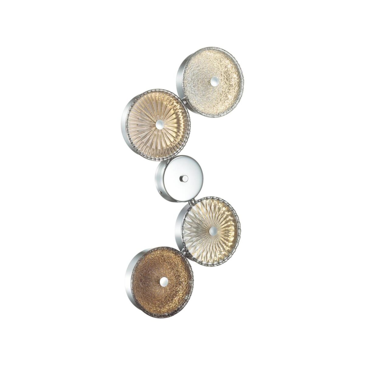 5416/25WL L-VISION ODL_EX23 145 хром/разноцветный металл/стекло Бра LED 25W 4000K CARAMELLA — изображение 3