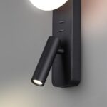 7048/5WL HIGHTECH ODL25 473 металл/акрил черный Настенный светильник IP20 LED 1*5W + 1*3W 2700K CRI>90 ALBERGO — изображение 5