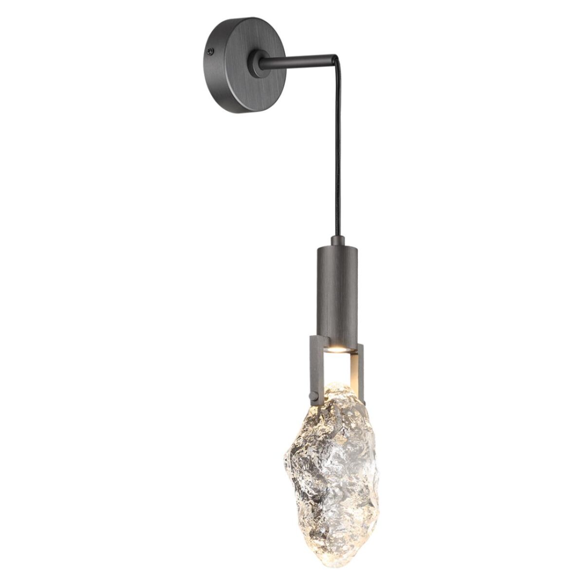 6695/5WL MIDCENT ODL24 239 Настенный светильник брашир. черный/металл/стекло IP20 LED 5W 200Лм 3000K LIA — изображение 3