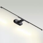 6634/9WL HIGHTECH ODL24 483 металл/черный/акрил Настенный светильник IP20 LED 8W 3000K/3800K/5100K (перекл ч/з тумблер) 220V ALEDO — изображение 2