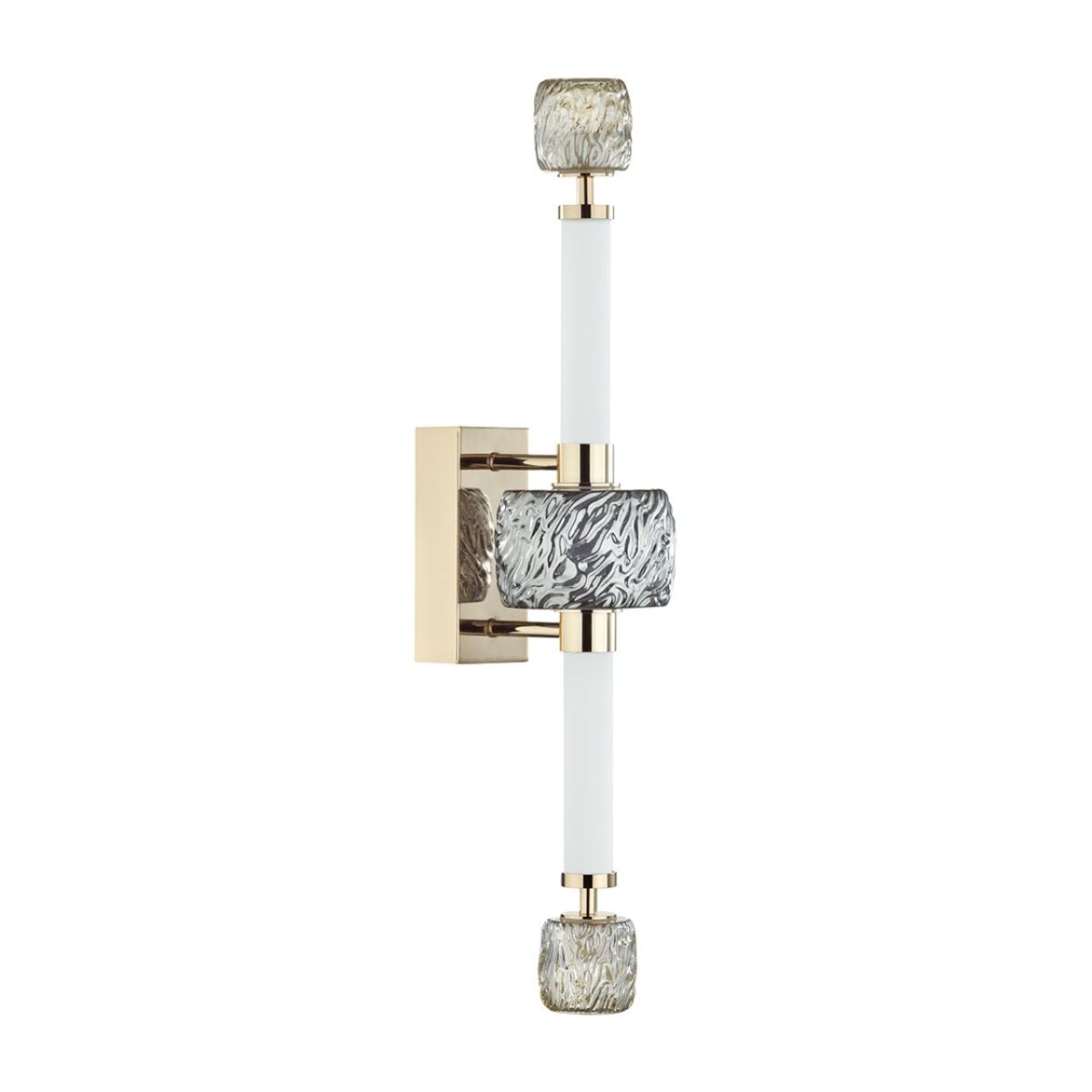 5426/28WL L-VISION ODL_EX24 000 золотой/белый/дымчатый/коньячный/металл/стекло/акрил Бра LED 28W 3000K KLIFF — изображение 1