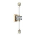 5426/28WL L-VISION ODL_EX24 000 золотой/белый/дымчатый/коньячный/металл/стекло/акрил Бра LED 28W 3000K KLIFF