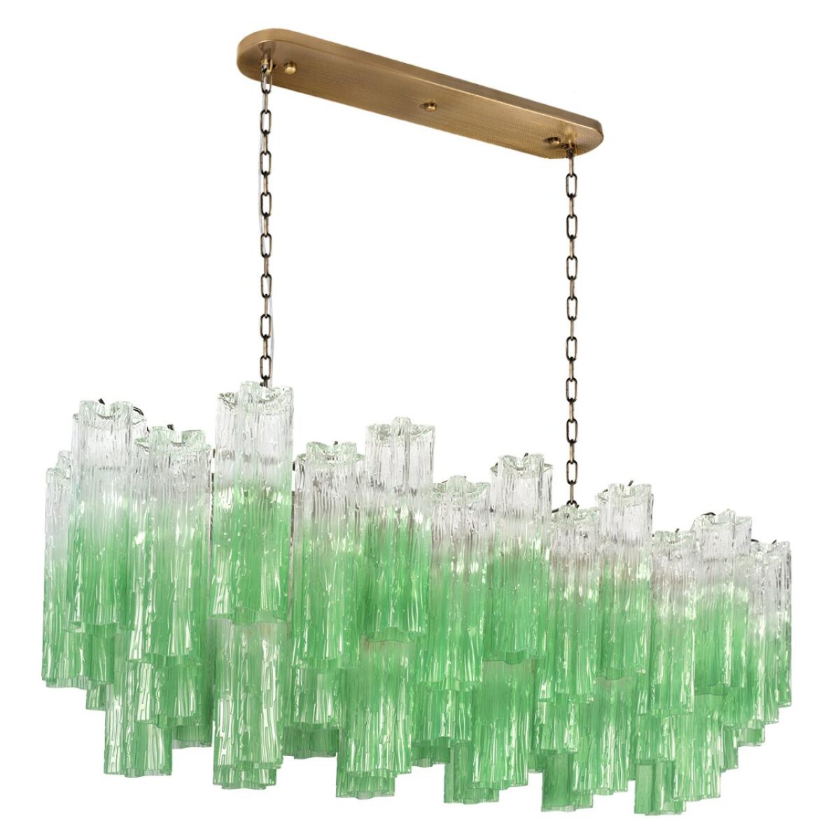 10580/1000R Clear green Подвесной светильник LOFT IT Murano — изображение 1