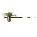 4681/2W WALLI ODL20 463 черный/белый Настенный светильник E14 2*40W 220V FLOWER — изображение 3