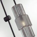 5016/1W MODERN ODL23 405 черный/дымчатый металл/стекло Бра E14 1*40W PIMPA — изображение 5