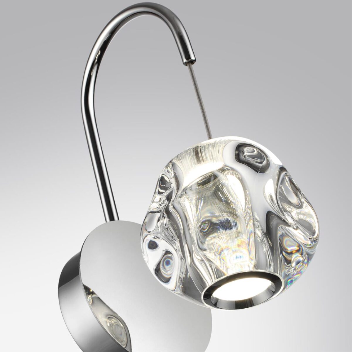 5084/5WL L-VISION ODL25 561 хром/прозрачный/металл/акрил Бра LED 5W 4000K 250Лм JEMSTONE — изображение 5