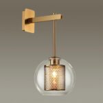 4939/1W PENDANT ODL22 000 античн.бронза/металл/прозрачный/стекло Бра E27 1*40W CLOCKY — изображение 5