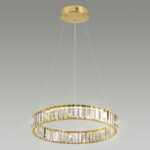5015/30L L-VISION ODL23 587 золотой/прозрачный металл/хрусталь Люстра LED 30W 4000K 3000Лм VEKIA — изображение 4