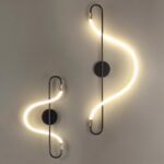 4303/12WL HIGHTECH ODL22 447 черный/античная бронза Настенный светильник IP20 LED 12W 720Лм 4000K KEYS — изображение 2
