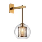4939/1W PENDANT ODL22 000 античн.бронза/металл/прозрачный/стекло Бра E27 1*40W CLOCKY — изображение 4