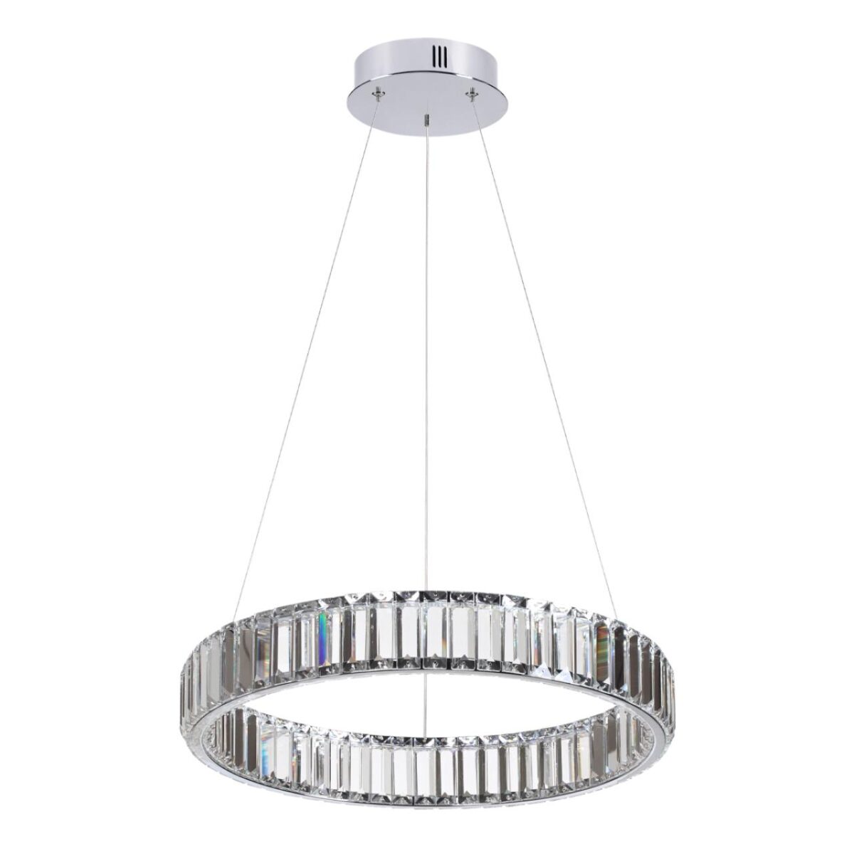 4930/30L L-VISION ODL24 591 хром/прозрачный металл/хрусталь Люстра LED 30W 4000K 3570Лм VEKIA — изображение 5