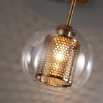 4939/1W PENDANT ODL22 000 античн.бронза/металл/прозрачный/стекло Бра E27 1*40W CLOCKY — изображение 6