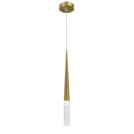 807003-3 Подвес PUNTO MINI с декоративной насадкой (цилиндр) (807003+807000-3) LED 4W 282LM 24G ЛАТУНЬ 3CCT 3000/4000/6000K