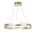 736323 Люстра ROTONDA 55W LED 2835LM 120G ЗОЛОТО 3000K