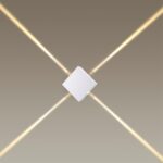 4258/8WL HIGHTECH ODL21 333 белый/металл Настенный светильник IP20 LED 8W 444Лм 3000K VISTA — изображение 3