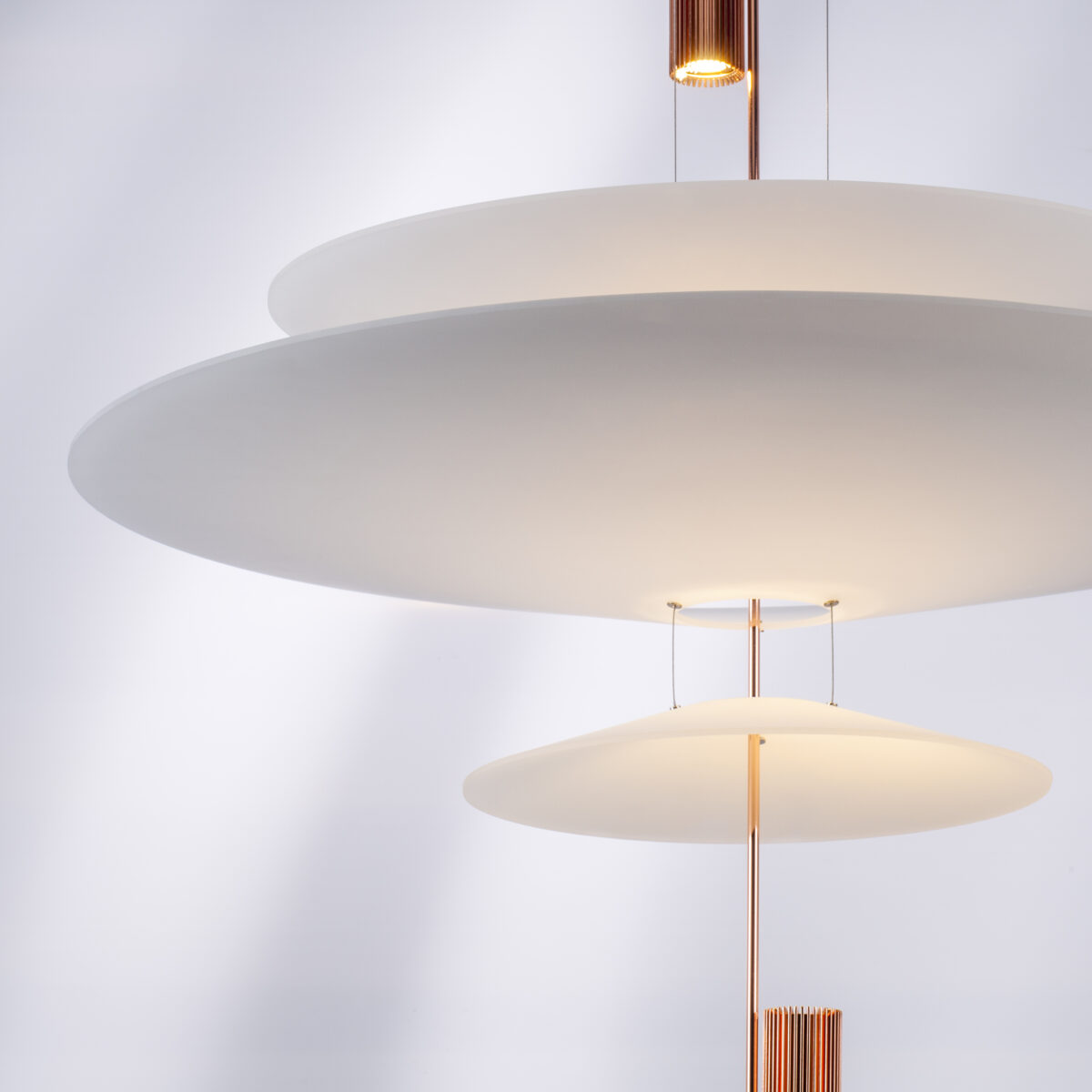 814532  2КОР! Люстра VIOLA LED 3x6W 560LM РОЗОВОЕ ЗОЛОТО/БЕЛЫЙ 3000K — изображение 6