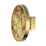 5079/15WL L-VISION ODL24 209 зол./серо-бежевый/металл/натур.камень/акрил Настенн.светильн. с переключ.цветов.темпер. LED 15W 3000К/4000K/6000K BERGI — изображение 4