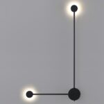 7008/10WL HIGHTECH ODL25 273 черный/металл/акрил Настенный светильник LED 3000/4000K тумблер на корп. 10W 220V CRI > 90 SATELLITE — изображение 4