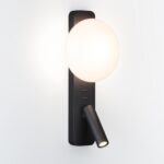 7048/5WL HIGHTECH ODL25 473 металл/акрил черный Настенный светильник IP20 LED 1*5W + 1*3W 2700K CRI>90 ALBERGO — изображение 3