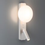 7049/5WL HIGHTECH ODL25 473 металл/акрил белый Настенный светильник IP20 LED 1*5W + 1*3W 2700K ALBERGO — изображение 4