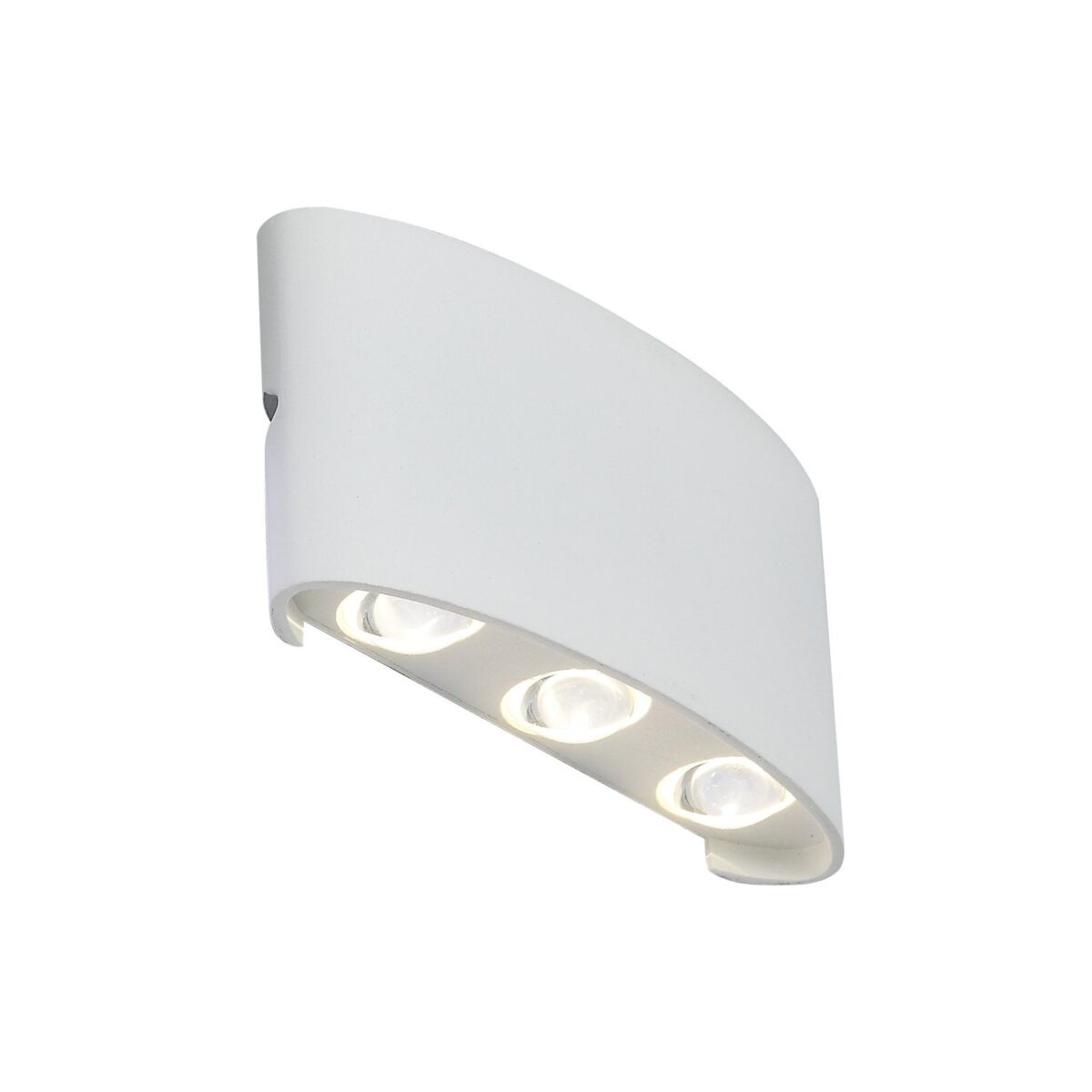 SL089.501.06_01W SL089.501.06 Светильник уличный настенный ST-Luce Белый кварцевый/Белый кварцевый, Прозрачный LED 6* BISELLO — изображение 1