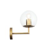 SL1150.201.01 Светильник настенный ST-Luce Матовое золото/Прозрачный E27 1*40W ЛИОРА — изображение 2