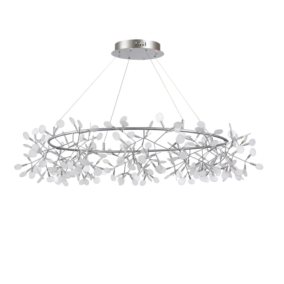 SL379.103.216 Люстра подвесная ST-Luce Серебристый/Белый LED 216*0,5W 3500K РАФИНА — изображение 2
