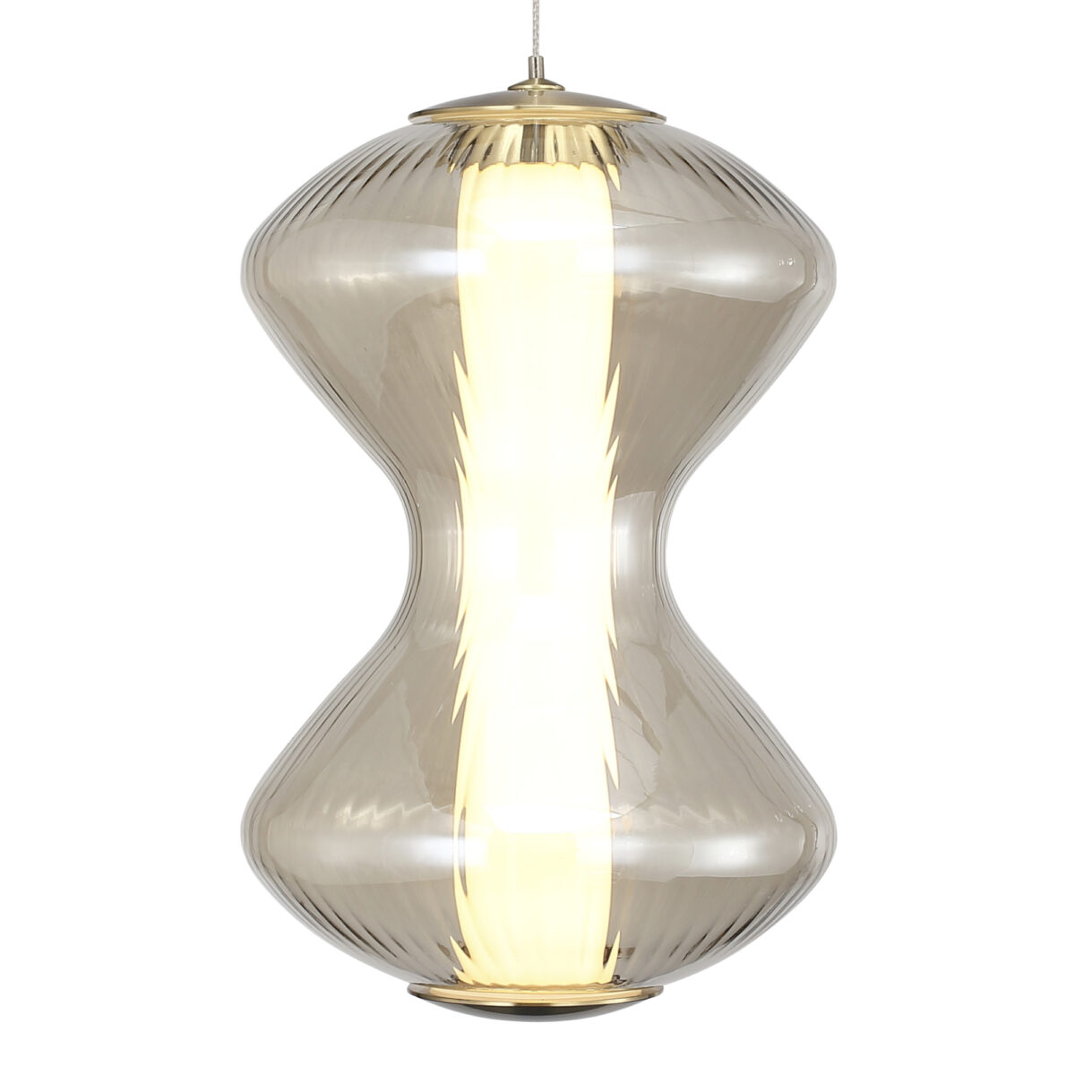SL6136.203.01 Светильник подвесной ST-Luce золото/коньячный LED 1*6W 3000K СПАЙН — изображение 3