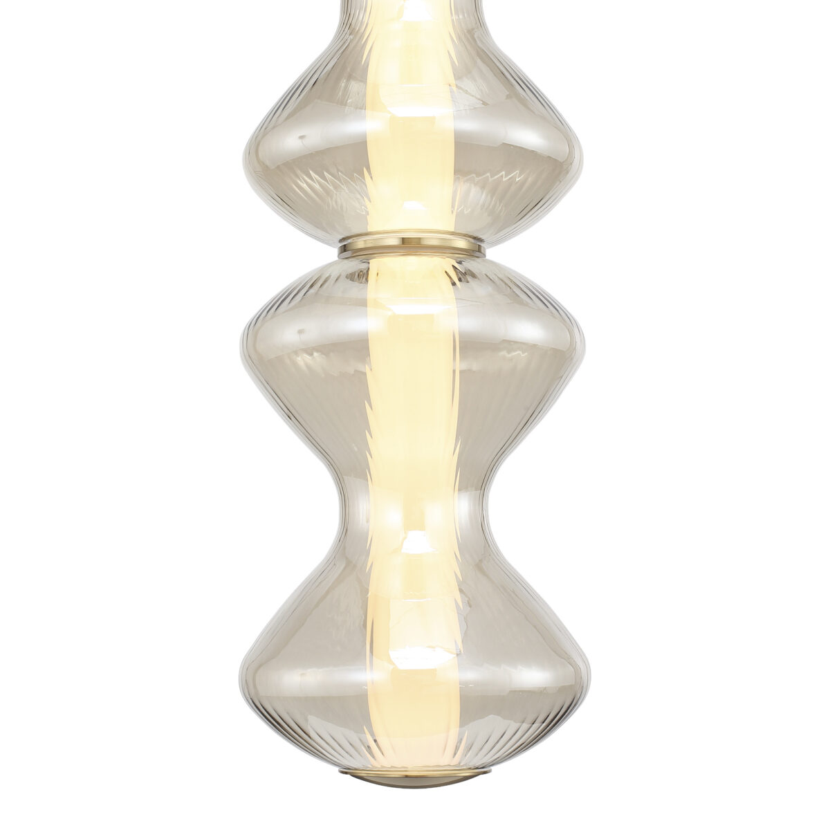 SL6136.213.01 Светильник подвесной ST-Luce золото/коньячный LED 1*18W 3000K СПАЙН — изображение 3