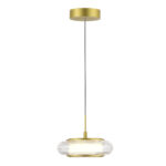 SL6239.203.01 Светильник подвесной ST-Luce золото/прозрачный LED 1*7W 3000K ФРИТЕЛЛА — изображение 3
