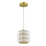 SL6239.203.03 Светильник подвесной ST-Luce золото/прозрачный LED 1*16W 3000K ФРИТЕЛЛА — изображение 2