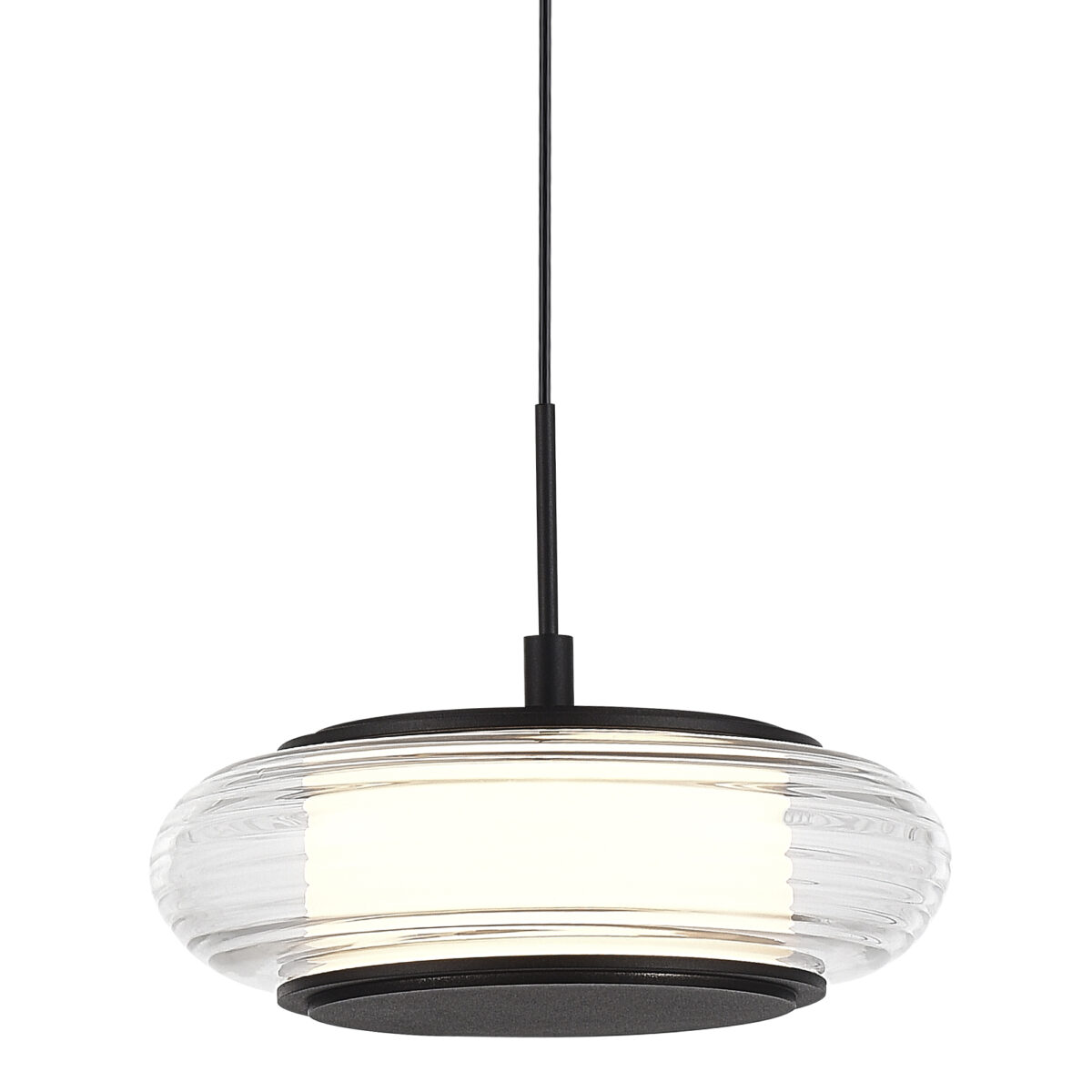 SL6239.403.01 Светильник подвесной ST-Luce черный/прозрачный LED 1*7W 3000K ФРИТЕЛЛА — изображение 3