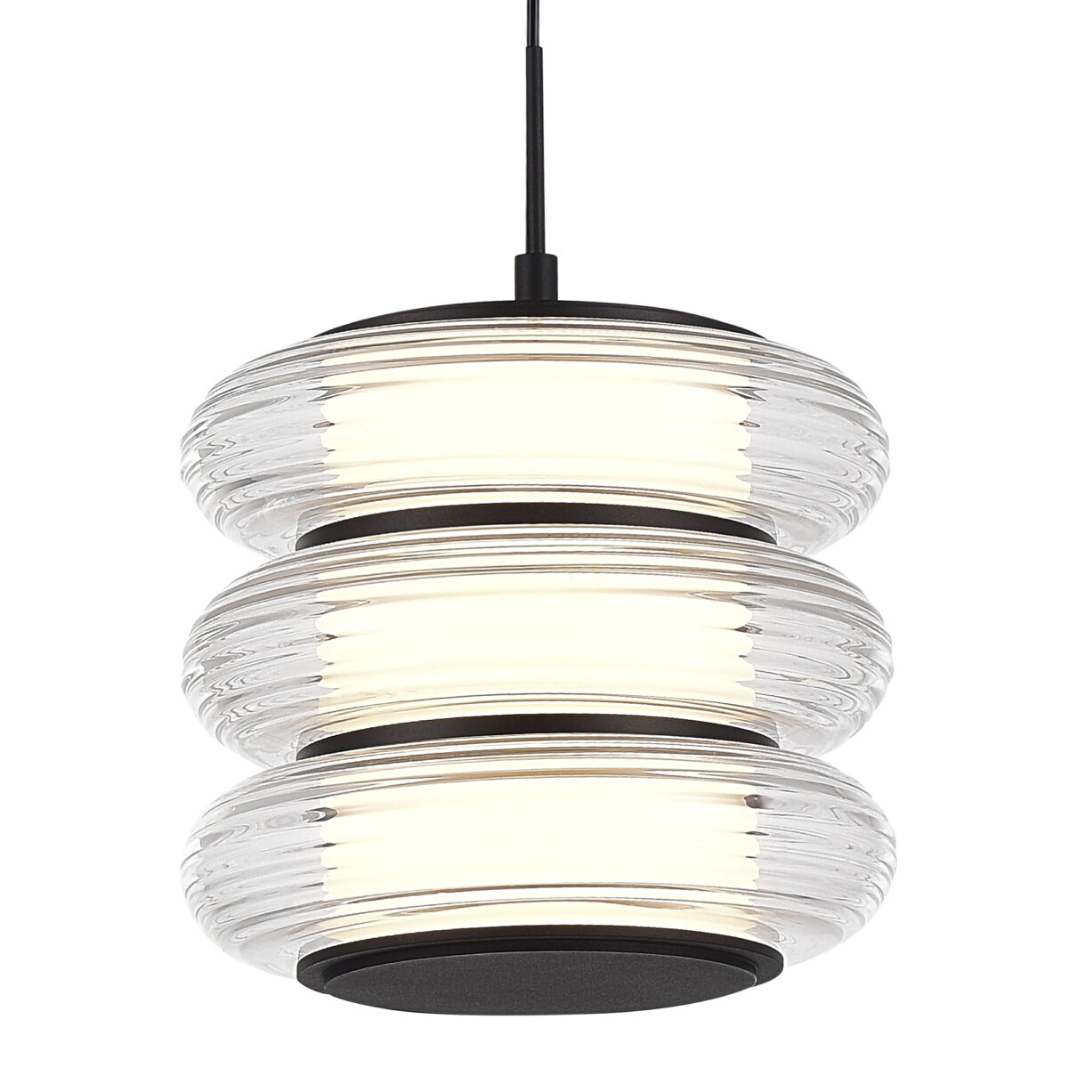 SL6239.403.03 Светильник подвесной ST-Luce черный/прозрачный LED 1*16W 3000K ФРИТЕЛЛА — изображение 3