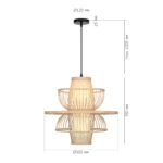 SL6241.513.01 Светильник подвесной ST-Luce Древесный/Белый E27 1*40W АЛЬМА — изображение 7