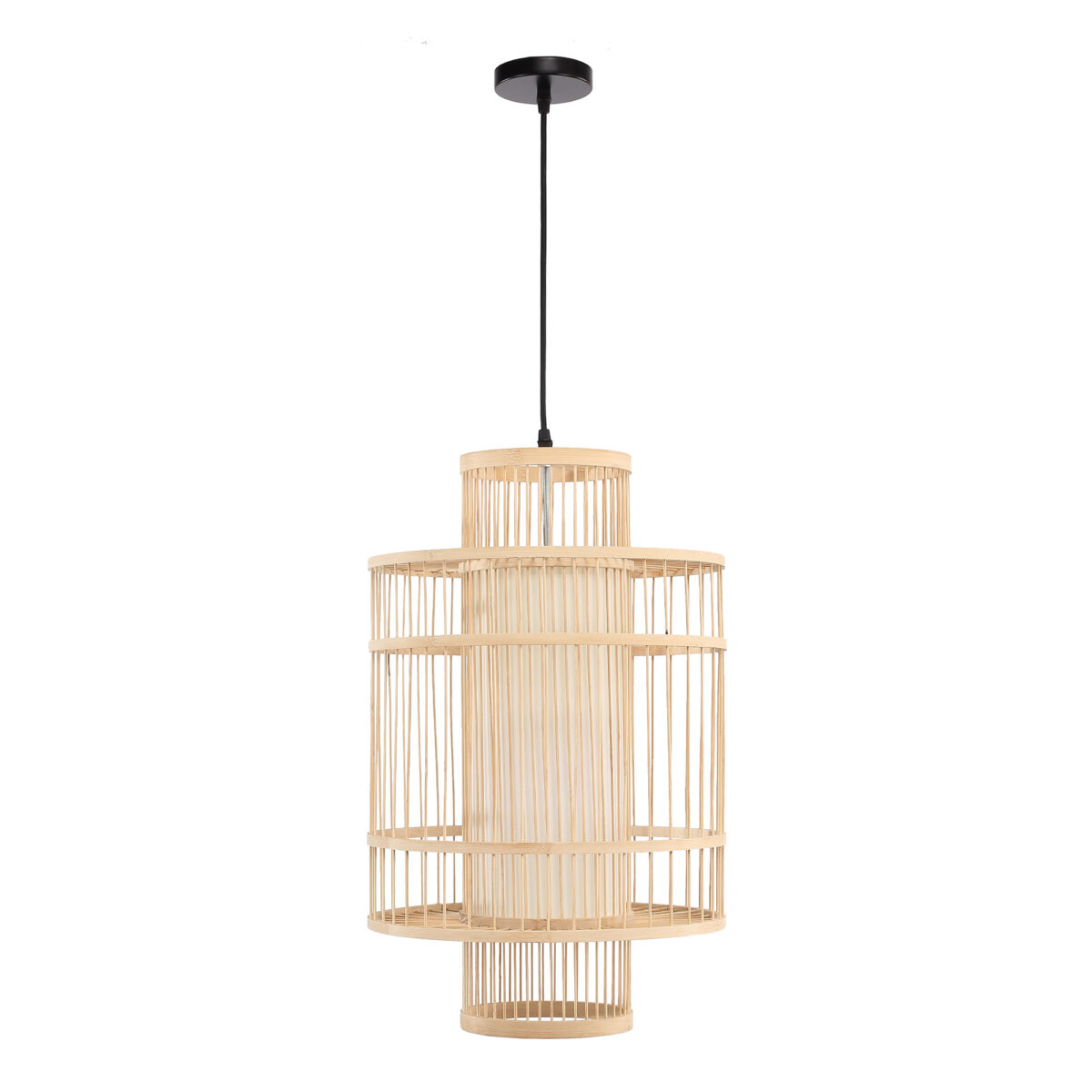 SL6241.523.01 Светильник подвесной ST-Luce Древесный/Белый E27 1*40W АЛЬМА — изображение 2