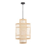 SL6241.523.01 Светильник подвесной ST-Luce Древесный/Белый E27 1*40W АЛЬМА — изображение 2